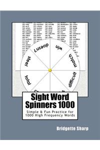 Sight Word Spinners 1000