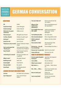 German Conversation (Speedy Study Guides