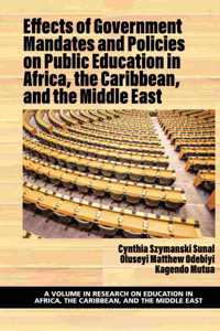 Effects of Government Mandates and Policies on Public Education in Africa, the Caribbean, and the Middle East