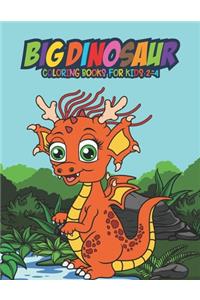 Big Dinosaur Coloring Books for Kids 2-4
