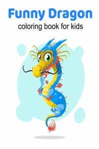 Funny Dragons coloring book for kids