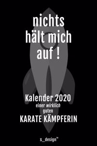 Kalender 2020 für Karate Kämpfer / Karate Kämpferin