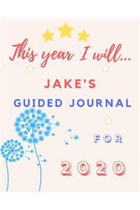 This Year I Will Jake's 2020 Guided Journal