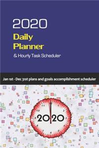 2020 Daily Planner & Hourly Task Scheduler