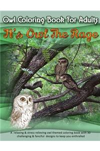 Owl Coloring Book For Adults