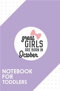 Notebook for Toddlers