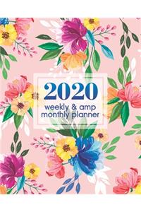 2020 Planner Weekly and Monthly