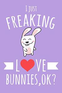 I Just Freaking Love Bunnies, OK?