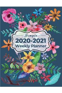 Simple 2020-2021 Weekly Planner