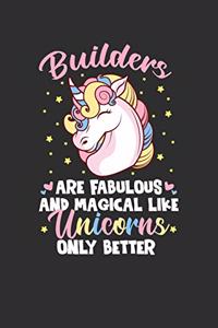 Builders Are Fabulous And Magical Like Unicorns Only Better