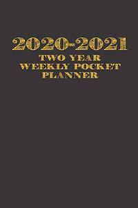 2020-2021 Two Year Weekly Pocket Planner