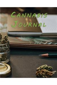 Cannabis Journal: Marijuana Review & Rating Journal / Log Book. Cannabis Accessories & Gift Idea For Medical & Personal Cannabis Tasting - Paper Blank Notebook Less S