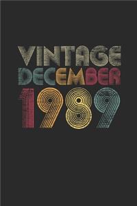 Vintage December 1989