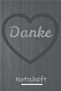 Danke Dankeschön Notizheft