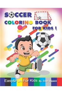 Soccer Coloring Book for Kids