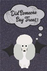 Poodle Lined Notebook