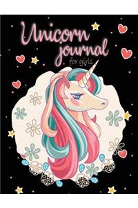 Unicorn journal for girls