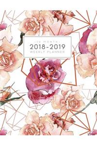 16 Month Weekly Planner 2018-2019