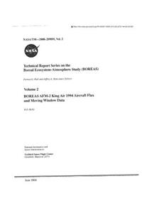 Boreas Afm-2 King Air 1994 Aircraft Flux and Moving Window Data