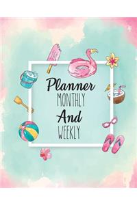 Planner Monthly and Weekly