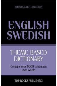 Theme-based dictionary British English-Swedish - 9000 words