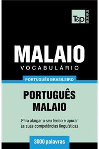 Vocabulário Português Brasileiro-Malaio - 3000 palavras