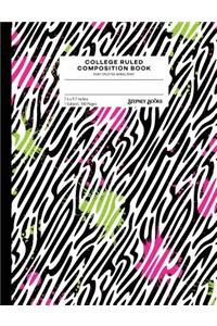 College Ruled Composition Book