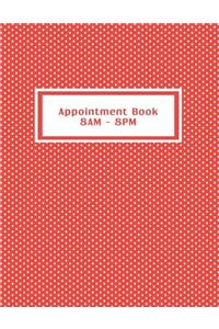 Appointment Book 8am - 8pm