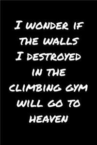 Gift Notebook for Rock Climbers, Blank Lined Journal Climbing Gym