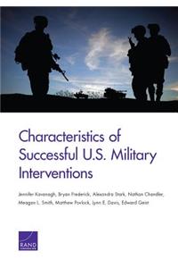 Characteristics of Successful U.S. Military Interventions