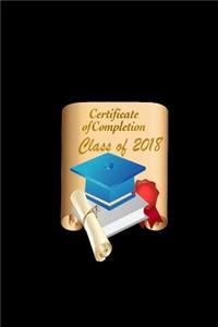 Class of 2018 ( Graduation Memory Journal )