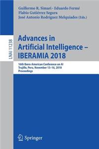 Advances in Artificial Intelligence - Iberamia 2018