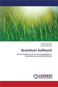 Aconitum balfourii