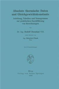 Absolute thermische Daten und Gleichgewichtskonstante