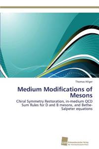 Medium Modifications of Mesons