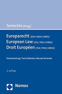 Europarecht (Euv/Aeuv/Grch) - European Law (Teu/Tfeu/Cfreu) - Droit Europeen (Tue/Tfue/Cdfeu)