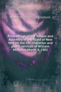PROCEEDINGS OF THE SENATE AND ASSEMBLY