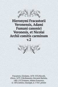 HIERONYMI FRACASTORII VERONENSIS ADAMI