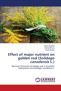 Effect of major nutrient on golden rod (Solidago canadensis L.)