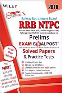 Wiley's RRB NTPC (Prelims) Exam Goalpost Solved Papers and Practice Tests