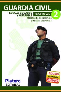 GUARDIA CIVIL. ESCALA DE CABOS Y GUARDIAS. TEMARIO. VOLUMEN II (Spanish Edition)
