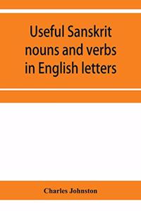 Useful Sanskrit nouns and verbs in English letters