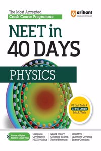 Arihant 40 Days Crash Course Programme NEET Physics 2024