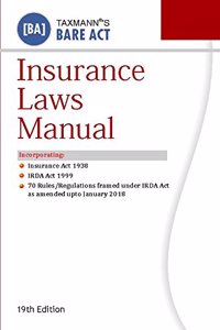 Insurance Laws Manual (As Amendment up-to-date)