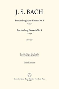 Johann Sebastian Bach-Brandenburg Concerto No.4 In G Major BWV
