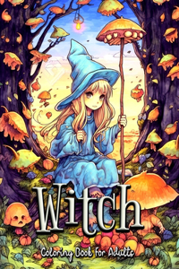 Witch Coloring Book for Adults