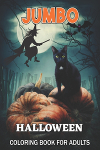 Jumbo Halloween Coloring Book for Adults