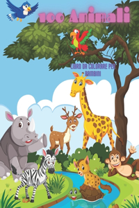 100 animali - Libro Da Colorare Per Bambini