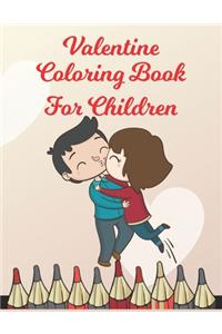 Valentine Coloring Book For Children