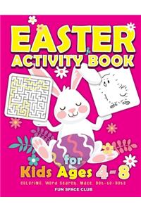 Easter Activity Book for kids Ages 4-8